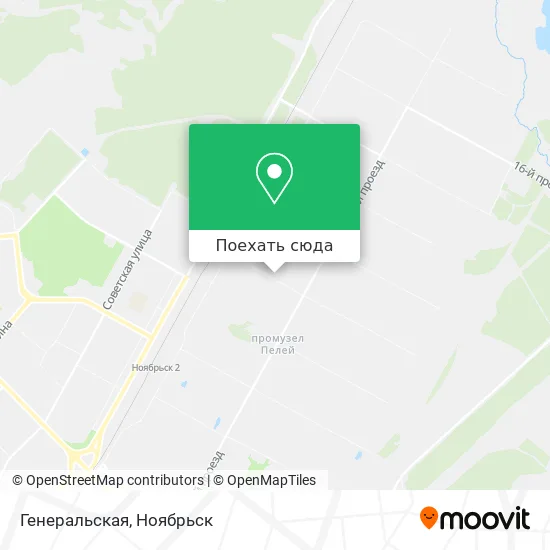 Карта Генеральская