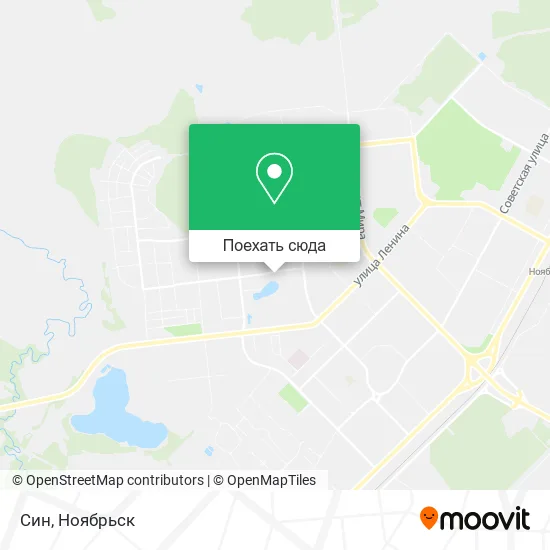 Карта Син