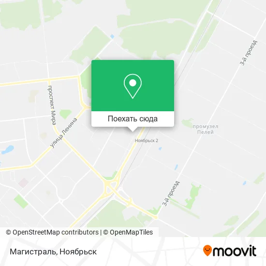 Карта Магистраль