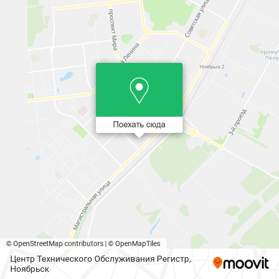 Карта Центр Технического Обслуживания Регистр