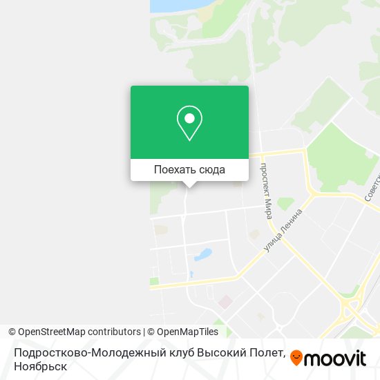 Карта Подростково-Молодежный клуб Высокий Полет