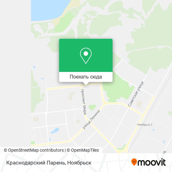 Карта Краснодарский Парень