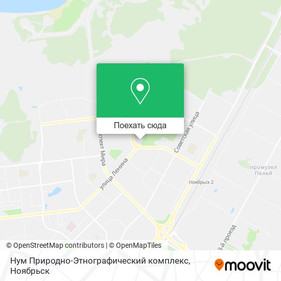 Карта Нум Природно-Этнографический комплекс