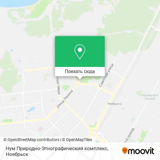 Карта Нум Природно-Этнографический комплекс