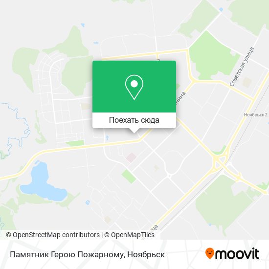 Карта Памятник Герою Пожарному