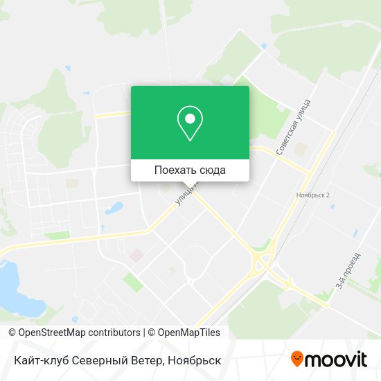 Карта Кайт-клуб Северный Ветер