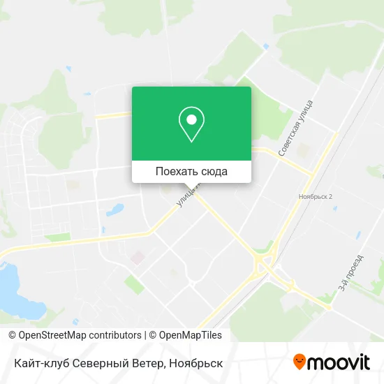 Карта Кайт-клуб Северный Ветер