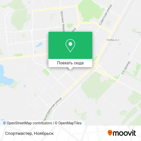 Карта Спортмастер