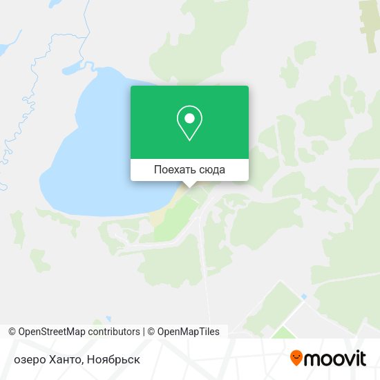 Карта озеро Ханто