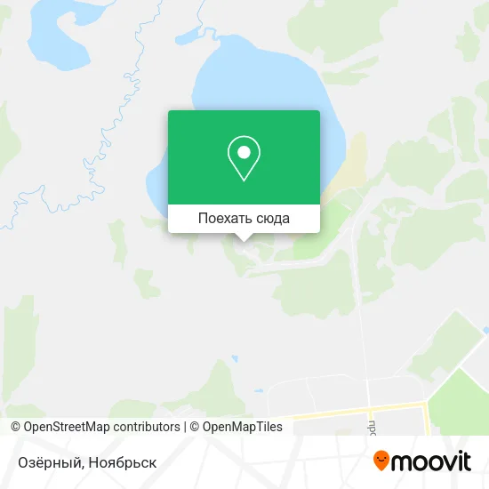 Карта Озёрный