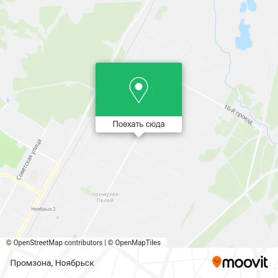 Карта Промзона