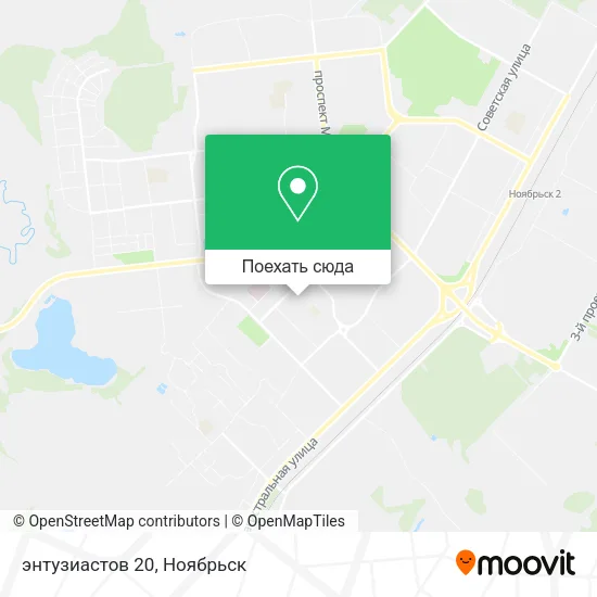 Карта энтузиастов 20