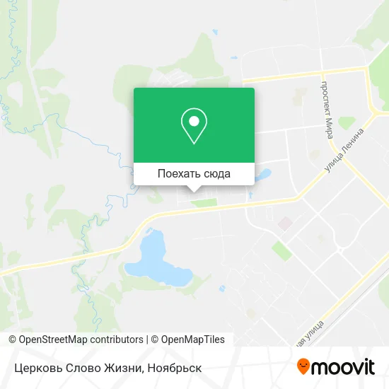 Карта Церковь Слово Жизни