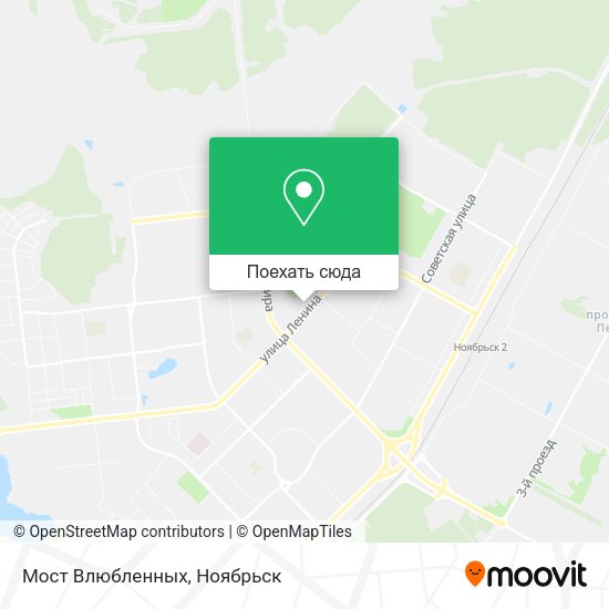 Карта Мост Влюбленных