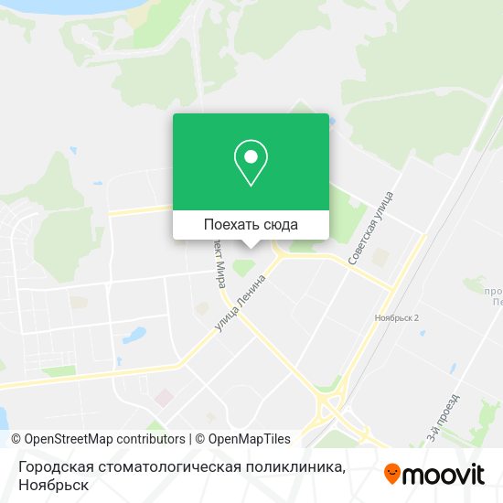 Карта Городская стоматологическая поликлиника