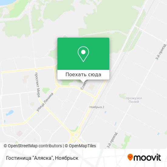 Как доехать до Гостиница "Аляска" в Ноябрьске на автобусе?