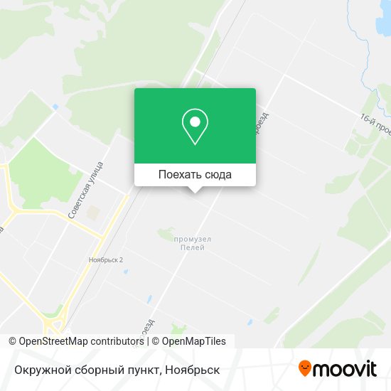 Карта Окружной сборный пункт
