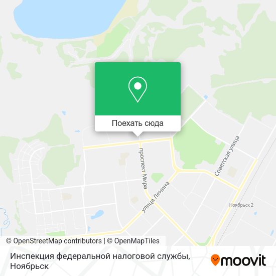 Карта Инспекция федеральной налоговой службы