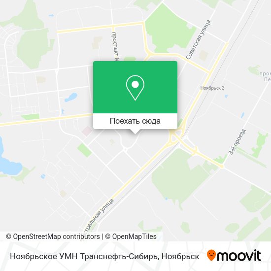 Карта Ноябрьское УМН Транснефть-Сибирь