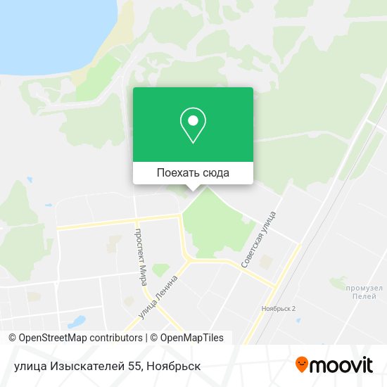 Карта улица Изыскателей 55