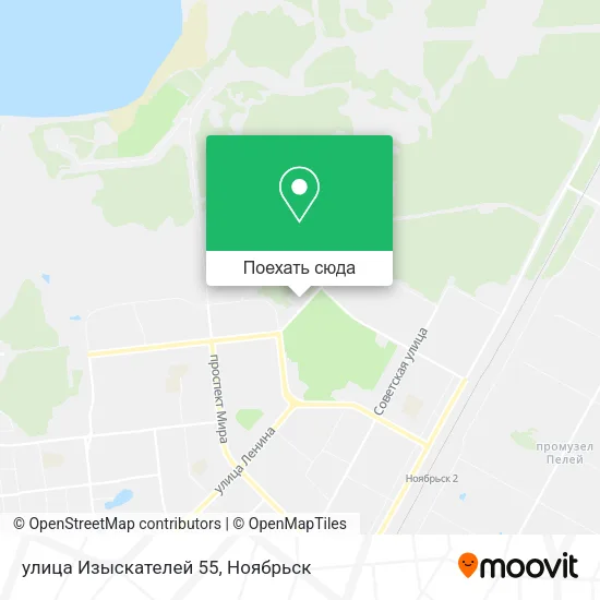 Карта улица Изыскателей 55