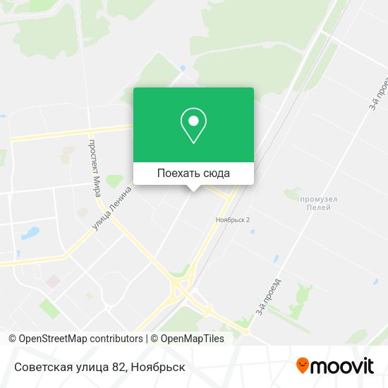 Карта Советская улица 82
