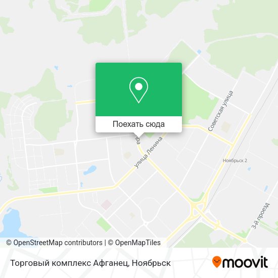 Карта Торговый комплекс Афганец