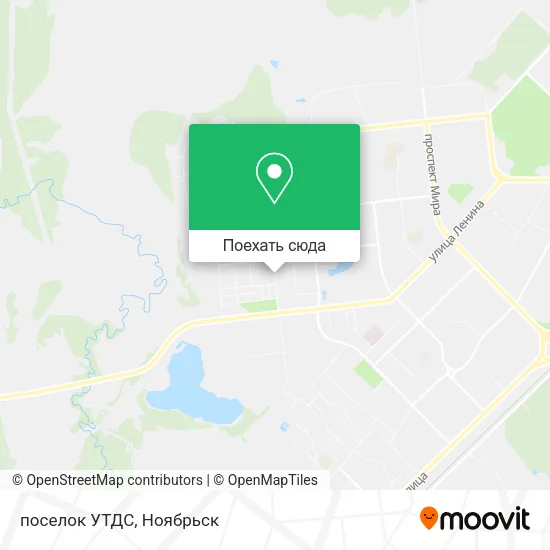 Карта поселок УТДС