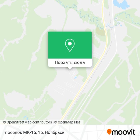 Карта поселок МК-15, 15