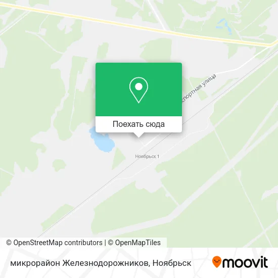 Карта микрорайон Железнодорожников
