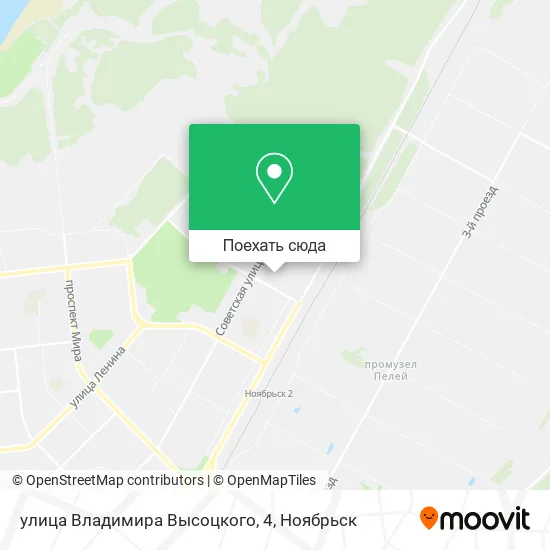 Карта улица Владимира Высоцкого, 4