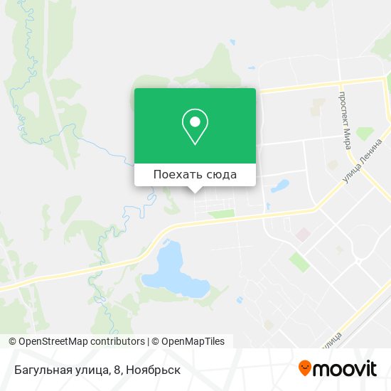 Карта Багульная улица, 8
