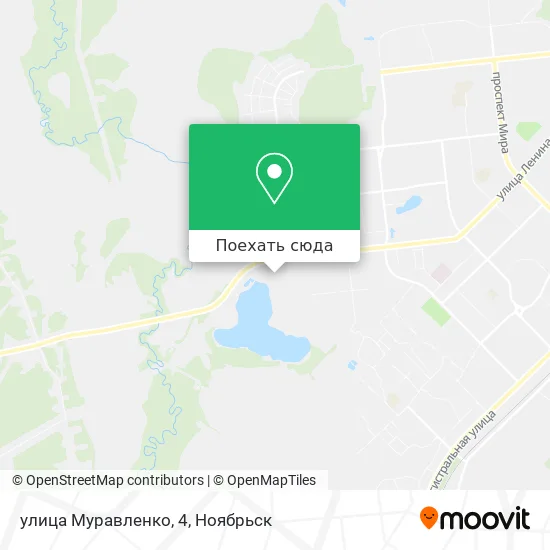Карта улица Муравленко, 4
