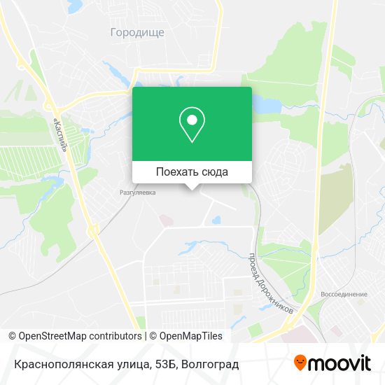 Карта Краснополянская улица, 53Б