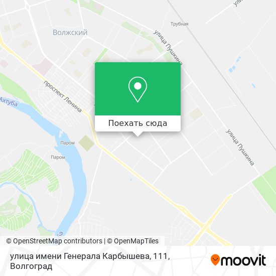Карта улица имени Генерала Карбышева, 111