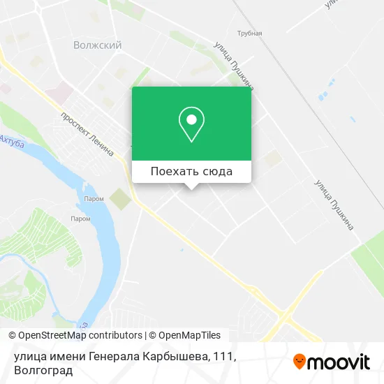 Карта улица имени Генерала Карбышева, 111