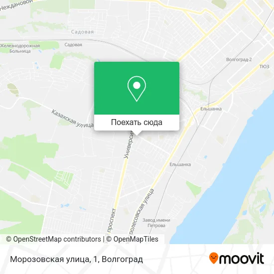 Карта Морозовская улица, 1
