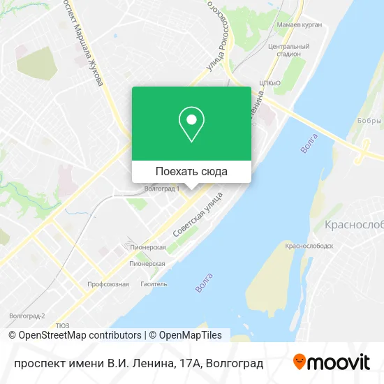 Карта проспект имени В.И. Ленина, 17А