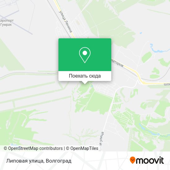Карта Липовая улица