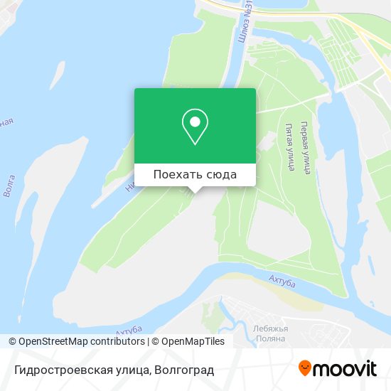 Карта Гидростроевская улица