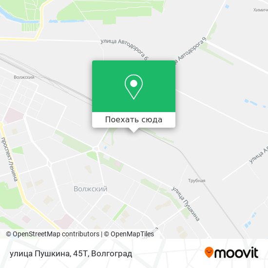 Карта улица Пушкина, 45Т