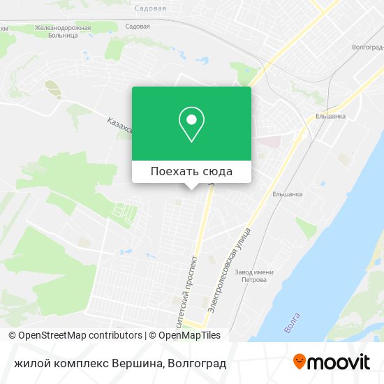 Карта жилой комплекс Вершина