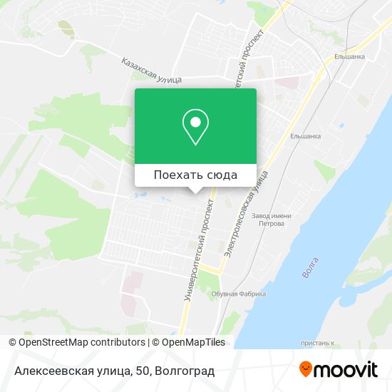 Карта Алексеевская улица, 50