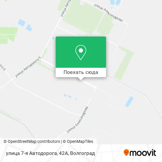 Карта улица 7-я Автодорога, 42А