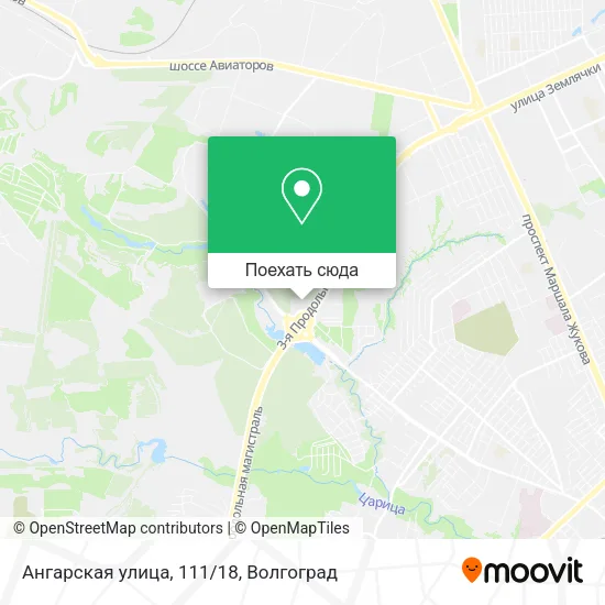 Карта Ангарская улица, 111/18