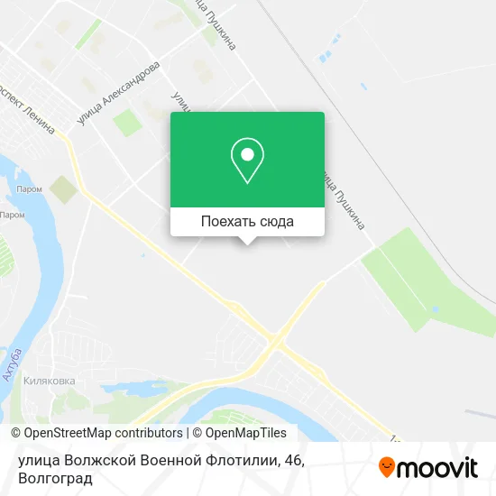 Карта улица Волжской Военной Флотилии, 46