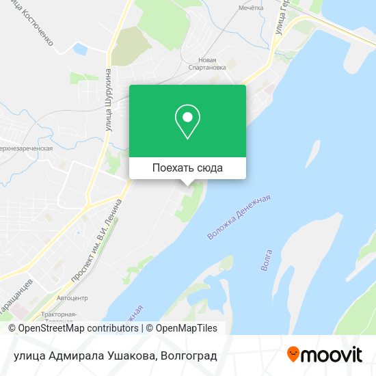 Карта улица Адмирала Ушакова