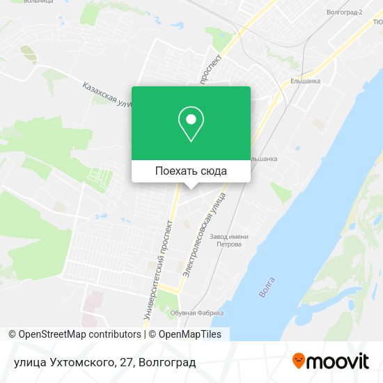 Карта улица Ухтомского, 27