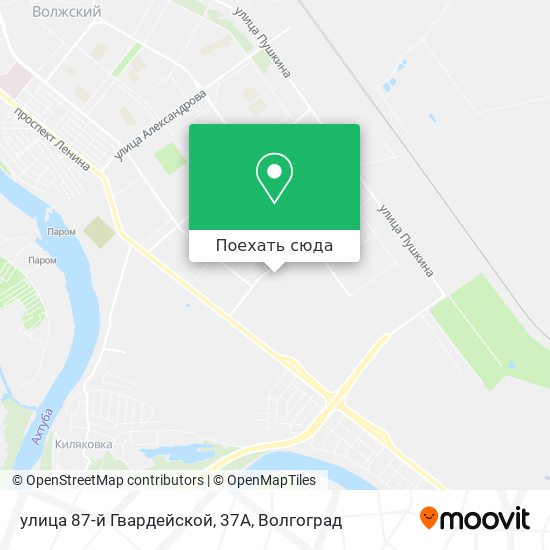 Карта улица 87-й Гвардейской, 37А