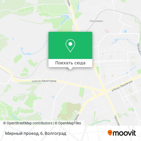 Карта Мирный проезд, 6